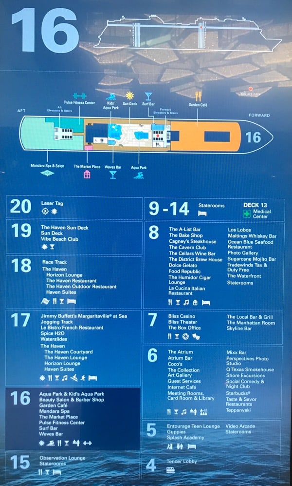 NCL deck plans, dining options, Norwegian Bliss Deck Plans