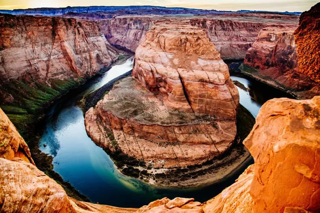 horseshoe bend hike, horseshoe bend grand canyon, horseshoe grand canyon, horseshoe bend Arizona, horseshoe bend, Horseshoe bend camping