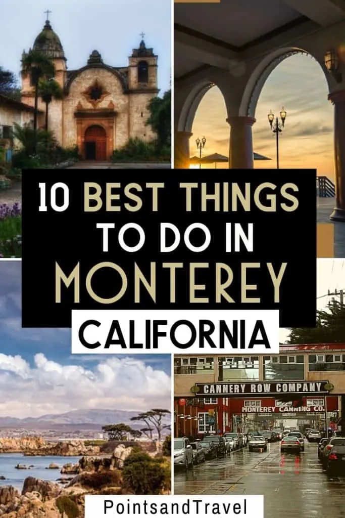 Here are the 10 Best Things to Do in Monterey, California. With its scenic cliffs, sand dunes, wine tasting, and a famous aquarium, there are so nay things to do during a weekend in Monterey | What to do in Monterey | Monterey Itinerary | Weekend in Monterey California | Monterey travel guide | #monterey #california