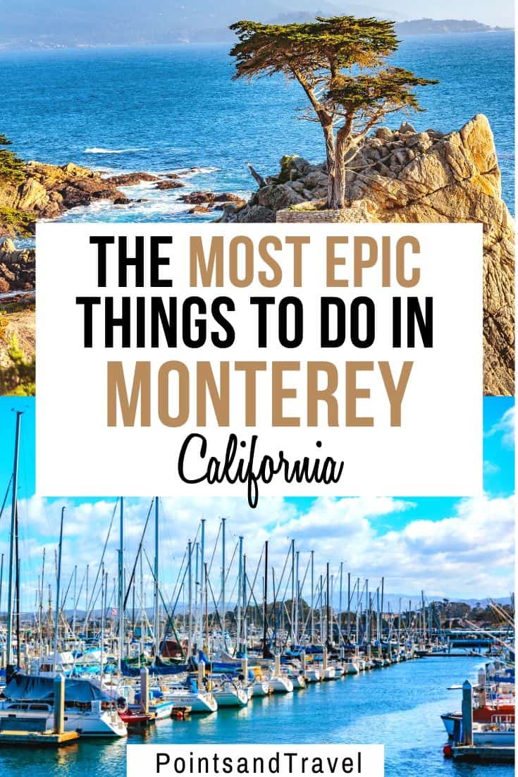 Here are the 10 Best Things to Do in Monterey, California. With its scenic cliffs, sand dunes, wine tasting, and a famous aquarium, there are so nay things to do during a weekend in Monterey | What to do in Monterey | Monterey Itinerary | Weekend in Monterey California | Monterey travel guide | #monterey #california