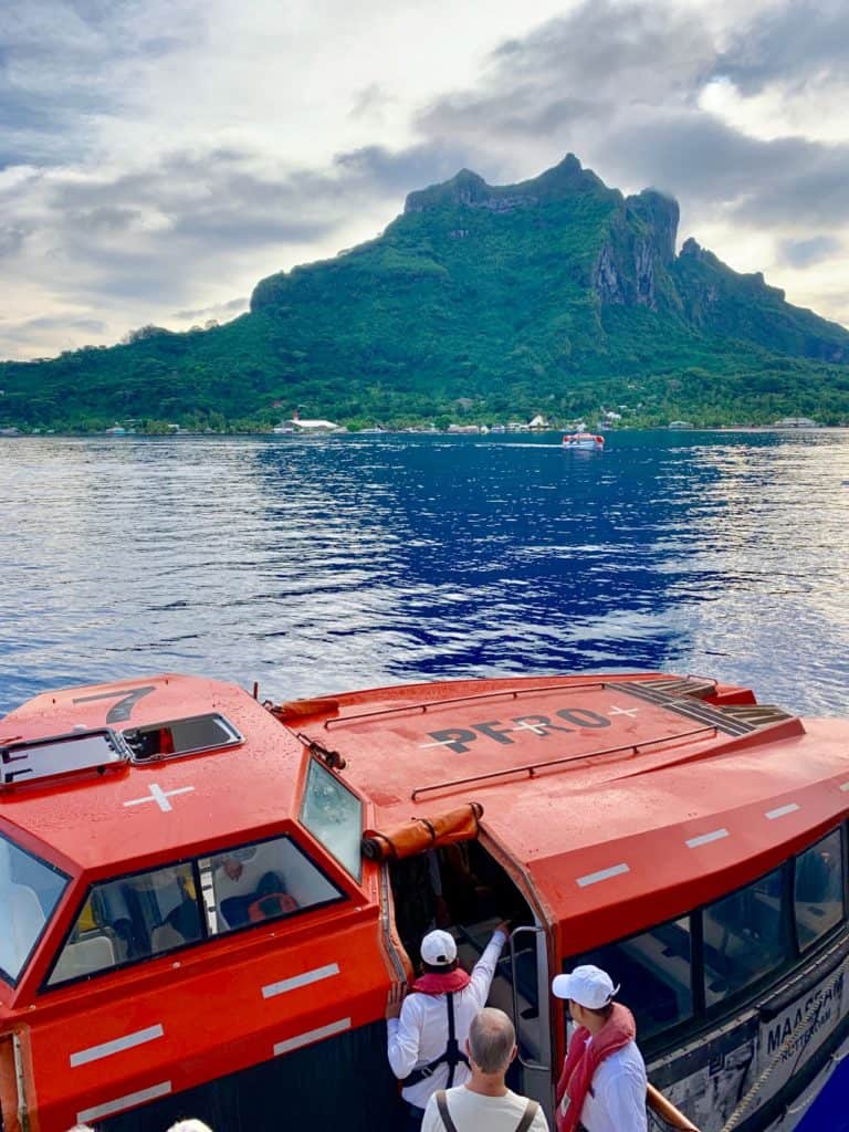 MS Maasdam tender, South Pacific Cruise, South Pacific Island Cruise, Pacific Cruises