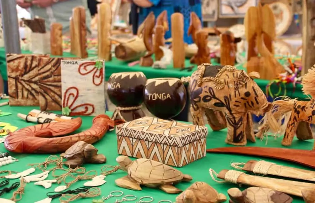 Tonga Tourism souvenirs in Nuku'alofa