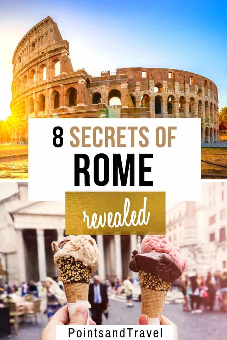 8 Hidden Gems in Rome revealed in this post! Looking for secret spots and delicious food in Rome? Check out my list of hidden gems in Rome and visit Rome off the beaten path! | Top unusual things to do in Rome | lesser known things to do in Rome | secret spots in Rome you didn't know existed | what to do in Rome that is less touristy | Rome travel tips | Rome travel guide | Secrets of Rome | Rome secrets | #rome #italy