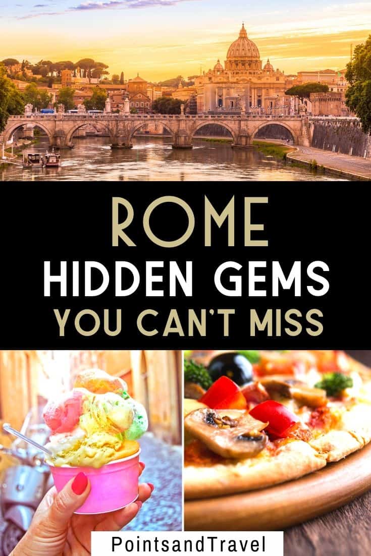 8 Hidden Gems in Rome revealed in this post! Looking for secret spots and delicious food in Rome? Check out my list of hidden gems in Rome and visit Rome off the beaten path! | Top unusual things to do in Rome | lesser known things to do in Rome | secret spots in Rome you didn't know existed | what to do in Rome that is less touristy | Rome travel tips | Rome travel guide | Secrets of Rome | Rome secrets | #rome #italy