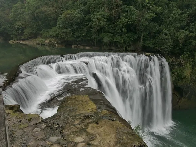 Waterfalls in Taiwan. Shifen waterfall, Shifen, Wulai taiwan, Shifen Taiwan, Wulai, Golden Waterfall