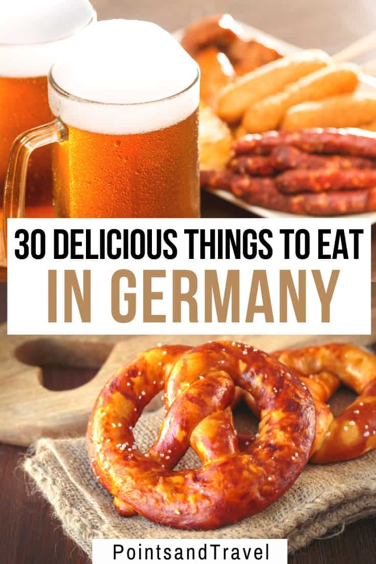 The Ultimate Germany Food Guide: the best foods to eat in Germany. German food is hearty and delicious. And not only beer, pretzels and bratwurst! This is your ultimate guide to German food. What to eat in Germany! #germany #germanfood | What to eat in Germany | German food list | The Best Things to Eat in Germany |