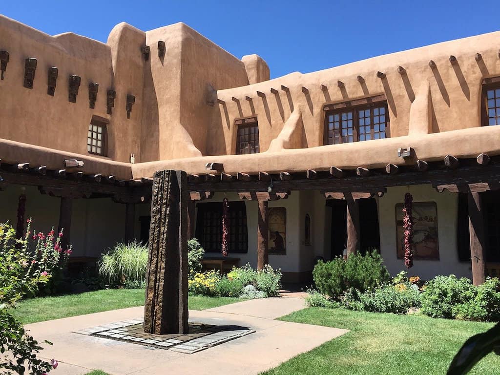 Santa Fe landscape, Santa Fe weather, Santa Fe New Mexico elevation, Population of Santa Fe NM, Santa Fe hotels near plaza, #SantFe #NewMex