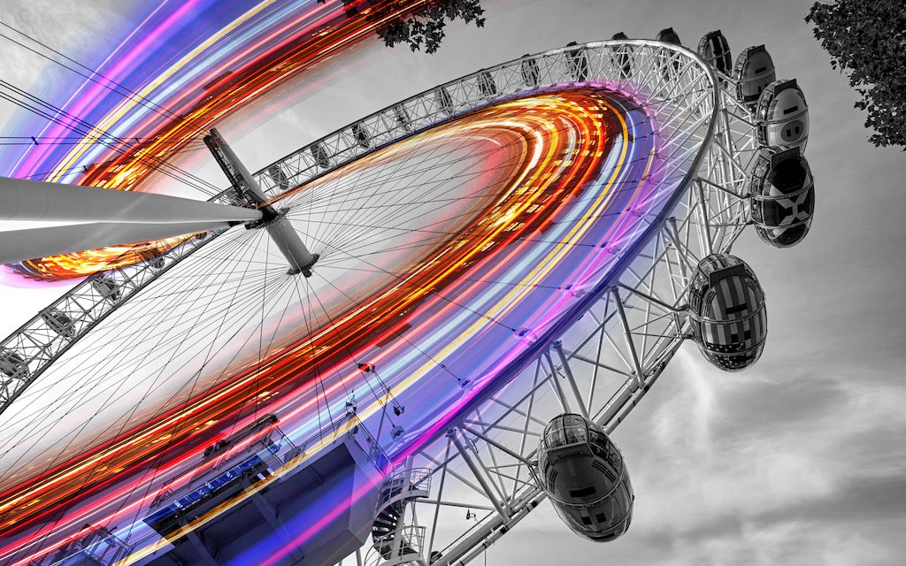 Spin on the London Eye