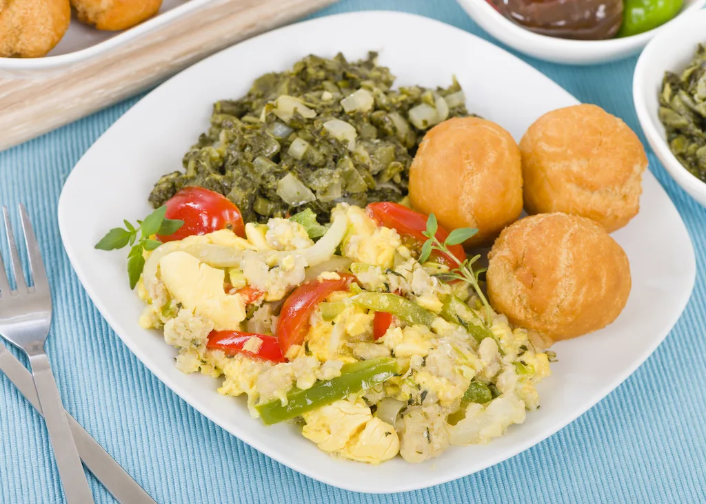 Ackee and Saltfish, Jamaican Food, Jamaican dish, Jamaican cuisine