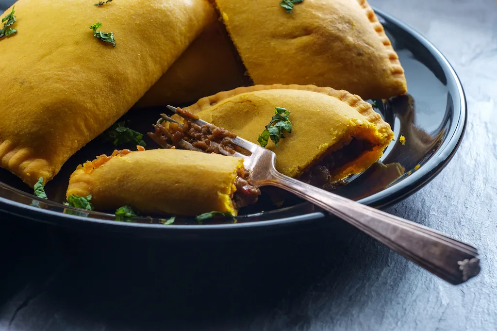 Jamaican Beef Turnover, Jamaican Food, Jamaican dish, Jamaican cuisine, Jamaican Breakfast
