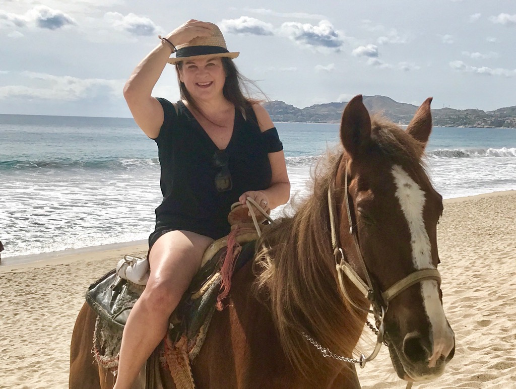 Cacinda Maloney on a horse