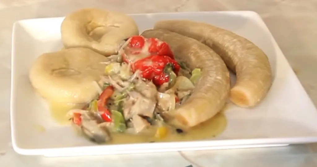 Dip an’ Fall Back or Mackerel Rundown, Jamaican food, Jamaican cuisine, Jamaican Dishes, Jamaican Breakfast