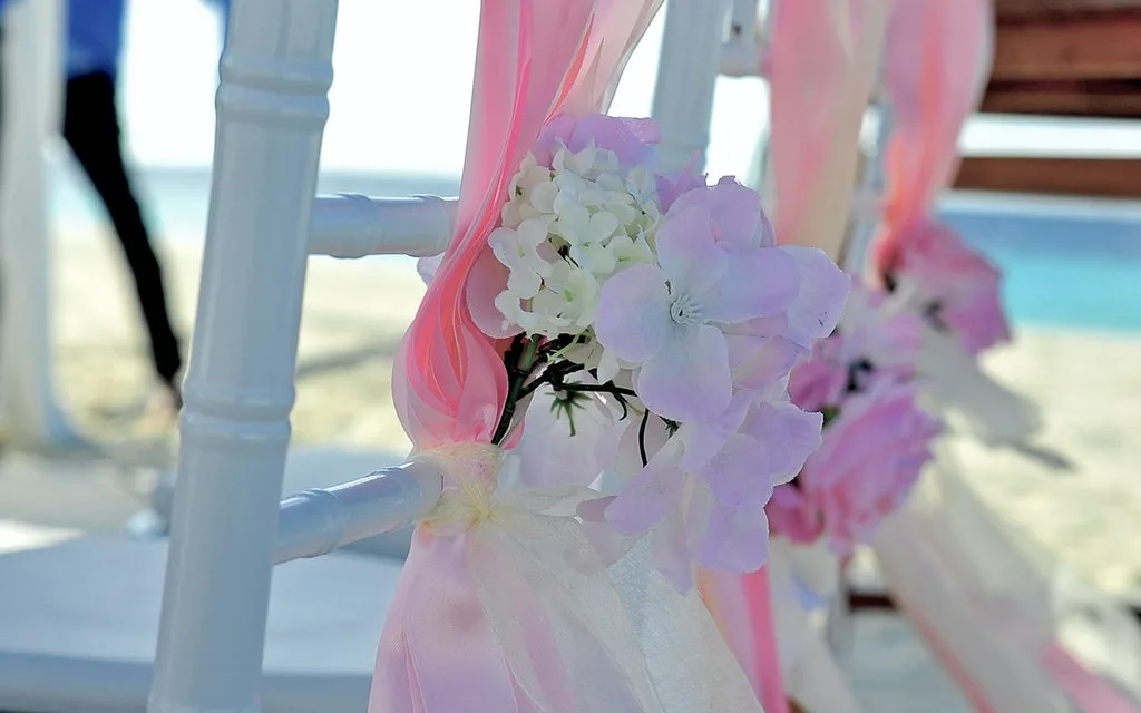 Wedding Flowers in pink and purple and white