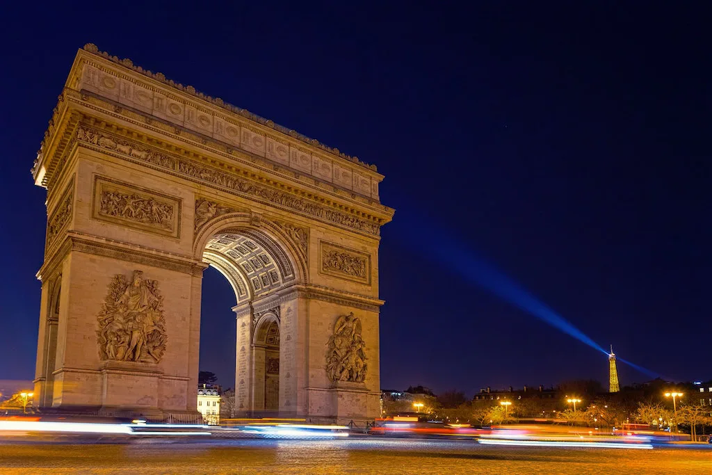 Arc de Triomphe in Paris France