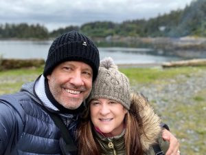 Patrick and Cacinda Maloney in Alaska, Alaska Road Trips