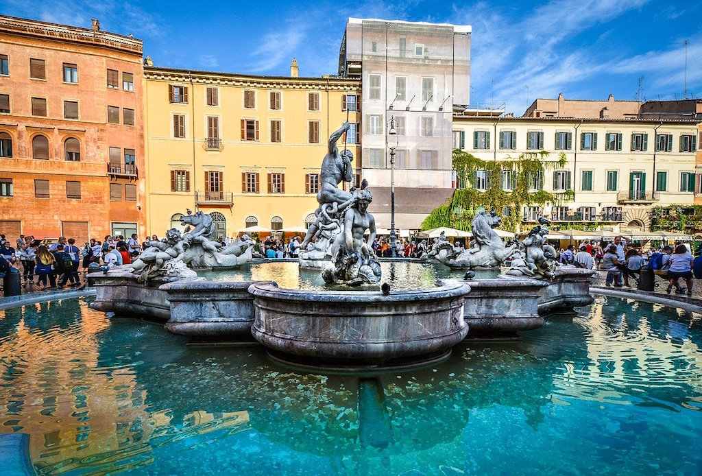 Piazza Navona in Rome Italy