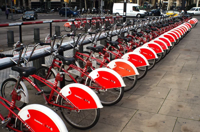 Bicycles in Barcelona