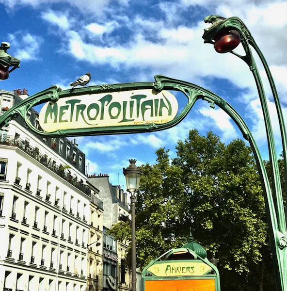 Ride the Metropolitain in Paris France