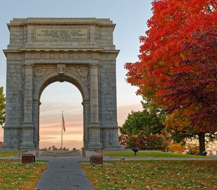 Memorial Arch at Valley Forge, One Day in Philadelphia, #Philadelphia, #Pennsylvania