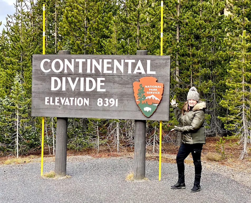 Cindy Maloney at the Continental Divide