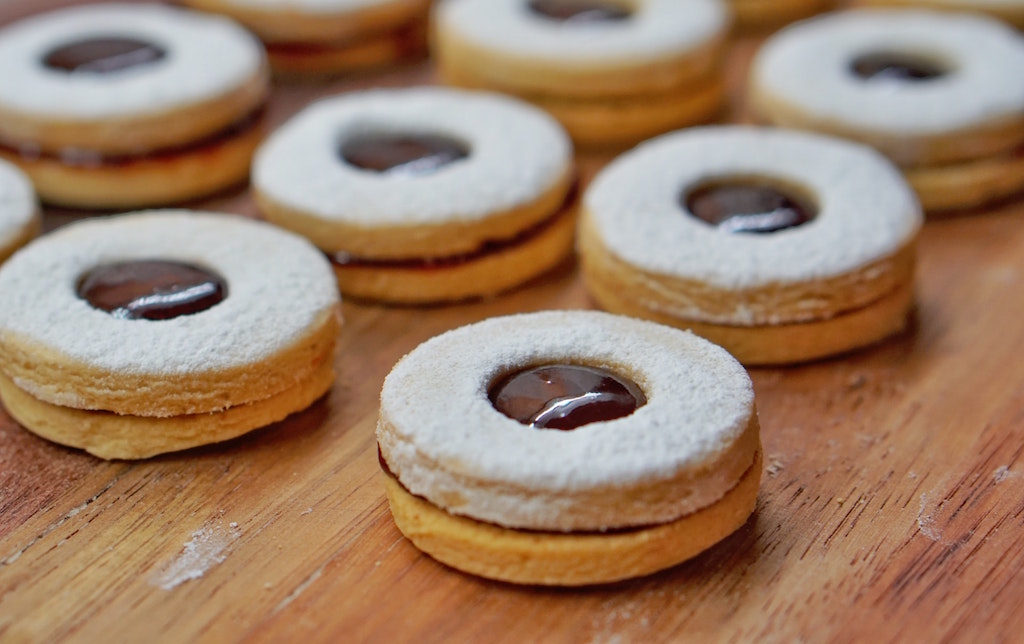 Linzer cookies, Austrian desse