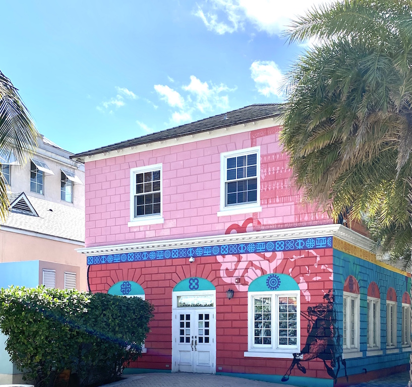 pink and blue house, the-4-day-bahamas-cruise