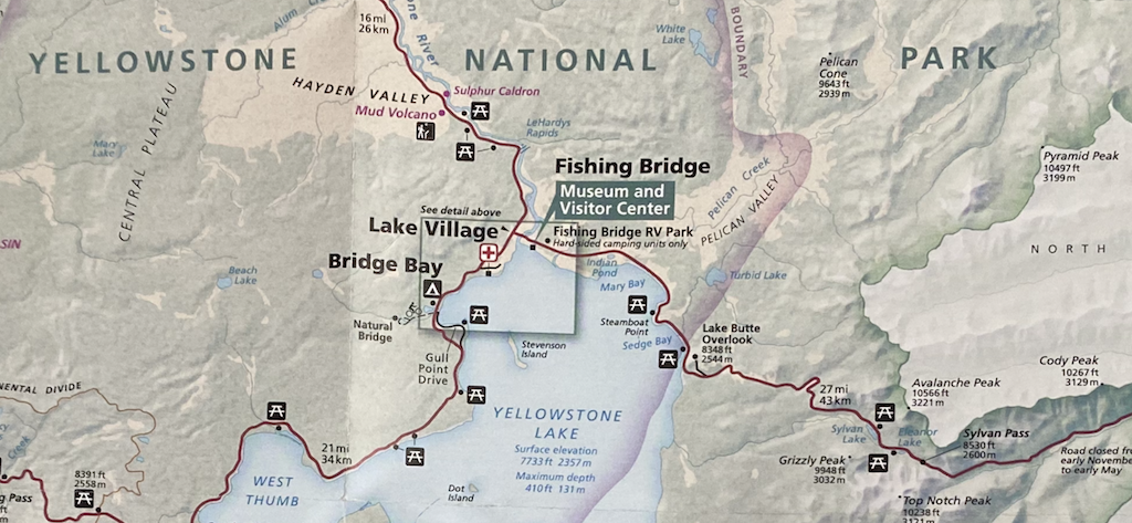 Yellowstone National Park Map