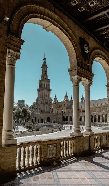 Seville Spain, Plaza de España