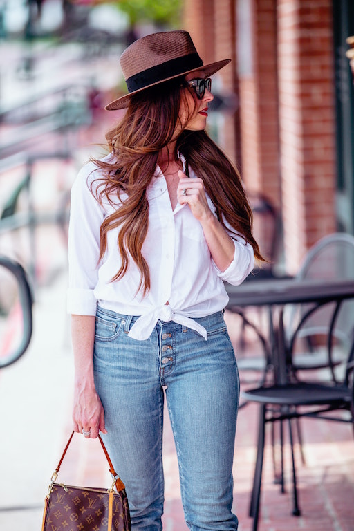 jeans on a cute girl