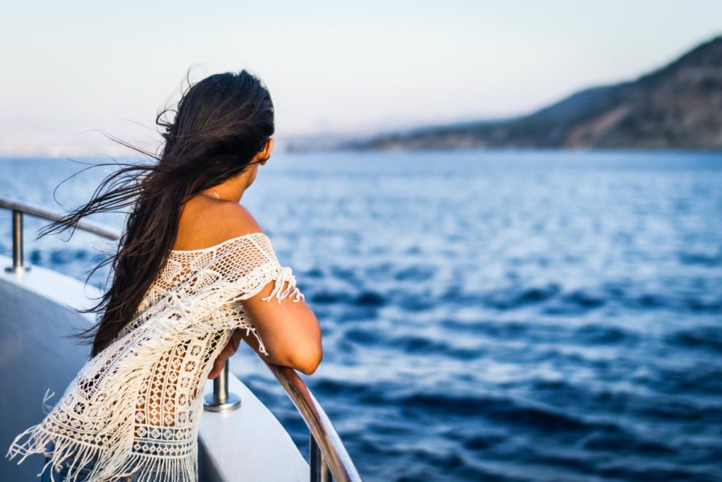 girl and ocean