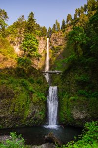 Multnomah Falls, best road trips from Portland