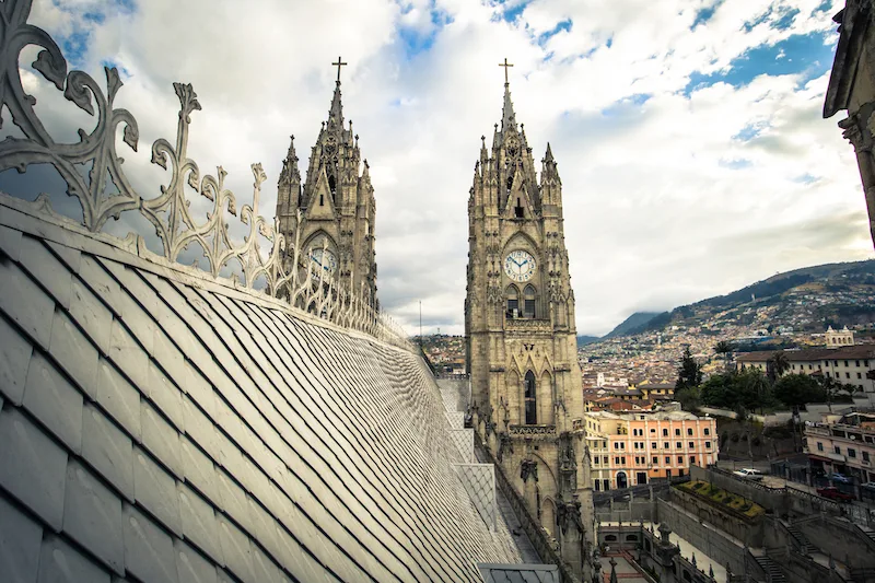Basilica of the National Vote in Quito Ecuador, best city in ecuador