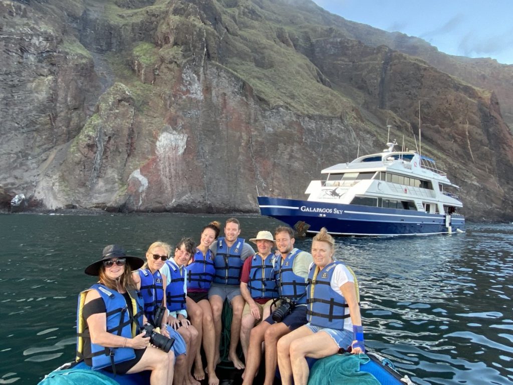 group of people, best way to get to galapagos islands