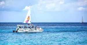 Boat in Water in Cozumel, best food in Cozumel, best time to cruise to Mexico