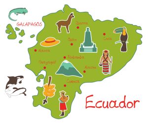 map of ecuador with typical features, Things that represent Mexico, best restaurants in Antigua Guatemala, things to do in Ecuador