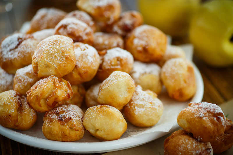 fried cottage cheese balls, Fritule, best food in Croatia