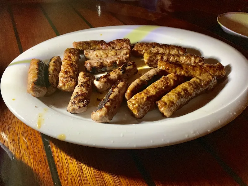 Sausages, best food in croatia