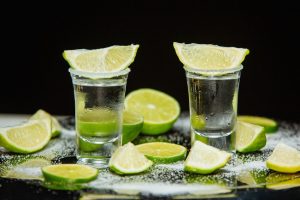 Tequila shots with limes, Tequila shot, Tequila shot with lime and Jalapeno, orange liquor tequila drink, tequila drink, agave, best mezcal from Oaxaca, best tequila to bring back from Mexico, Best foods in Mexico, nightlife in Mexico City, best street food Mexico City 