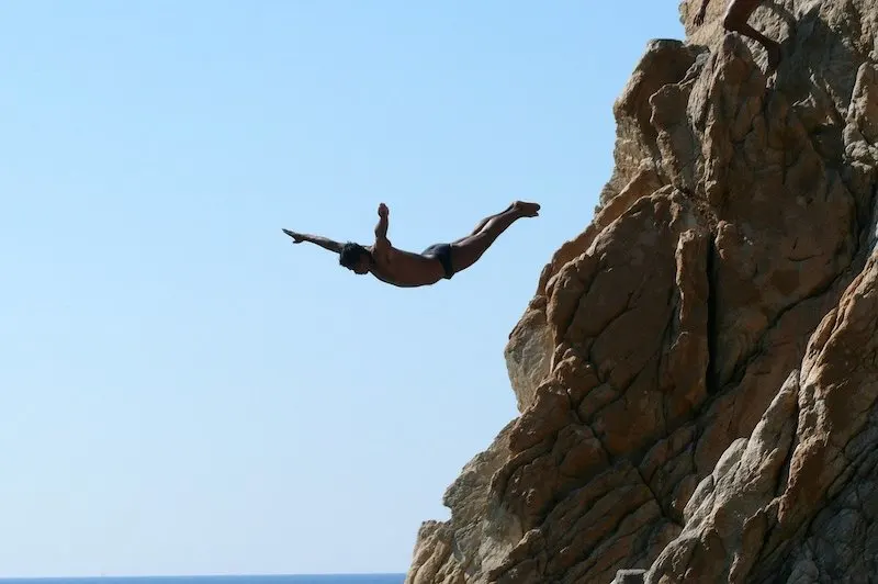 acapulco-diver, acapulco mexico beaches