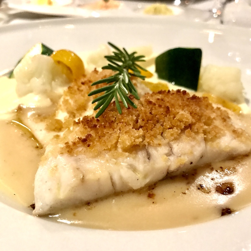 crusted fish, best food in croatia