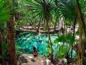 Cenote Azul, Best Cenote in Mexico, cave snorkeling Cancun