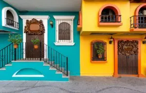 Puerto Vallarta colorful street, unique things in Puerto Vallarta