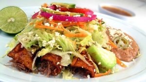 Enchiladas, best foods in Mexico