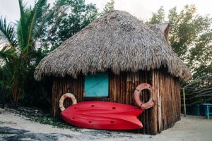 hut with board, cozumel beaches, Cozumel parks