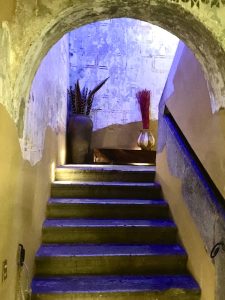yellow and blue stairways, things to do in oaxaca city