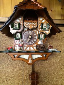 A handmade clock. best hotels in black forest Germany