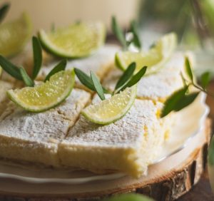 Delicious key lime pie with lime, Best dessert in Key West