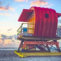 Miami Beach lifeguard post, best places to shop in Miami beach, Miami beach downtown, best party beaches in Miami