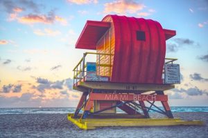 Miami Beach lifeguard post, best places to shop in Miami beach, Miami beach downtown