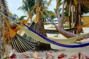 hammocks, caye cualker, Belize Travel tips